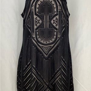 Bold Elements Black/sheer dress.